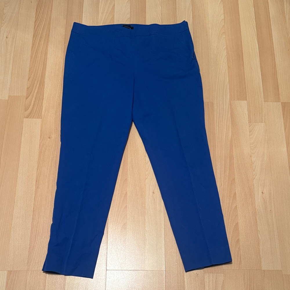 Talbots Vibrant Blue Ankle Pants